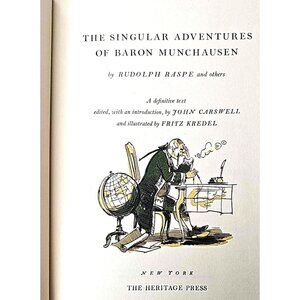 The Singular Adventures Of Baron Munchausen By Rudolph Raspe 1952 Heritage Press